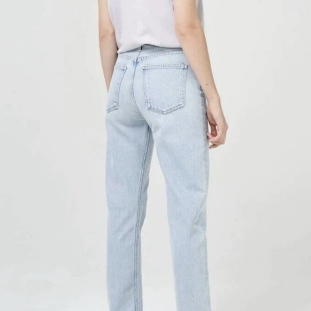 Agolde Mia mid rose straight leg jeans in Dimension, size 33 - Picture 5 of 5